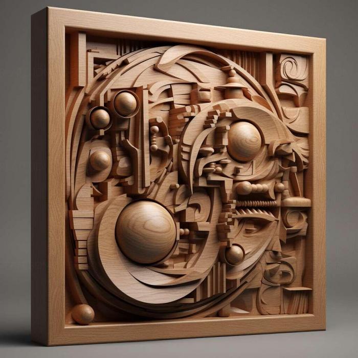 نموذج ثلاثي الأبعاد لآلة CNC 3D Art 